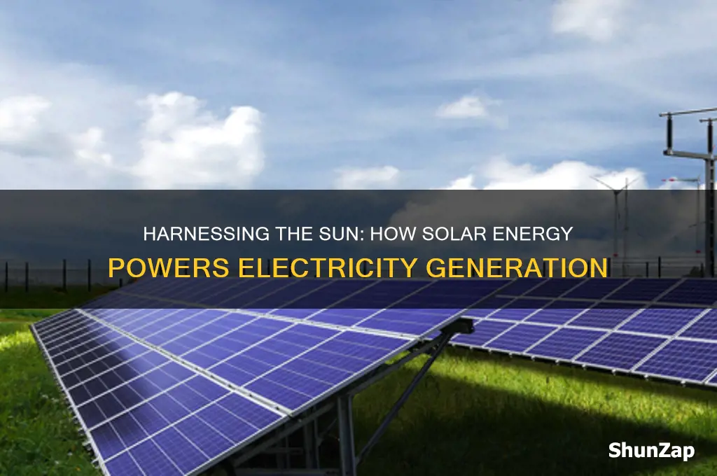 which of the following uses solar energy to produce electricity