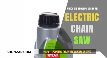 Best Oil for Electric Chain Saws: A Comprehensive Guide