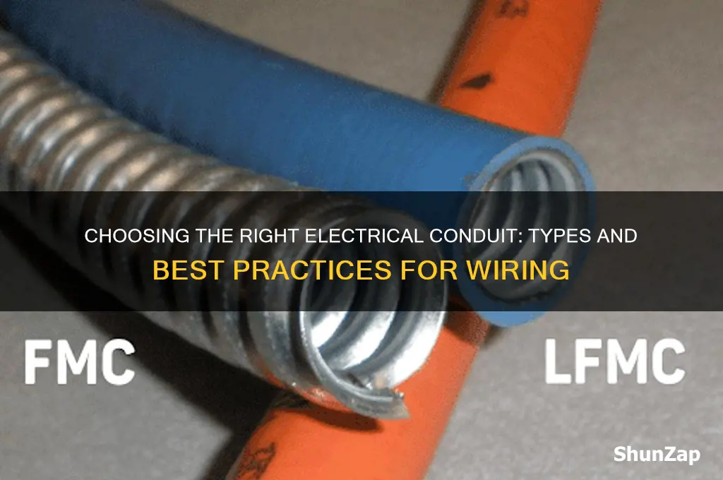 which pipe is used for electrical wiring
