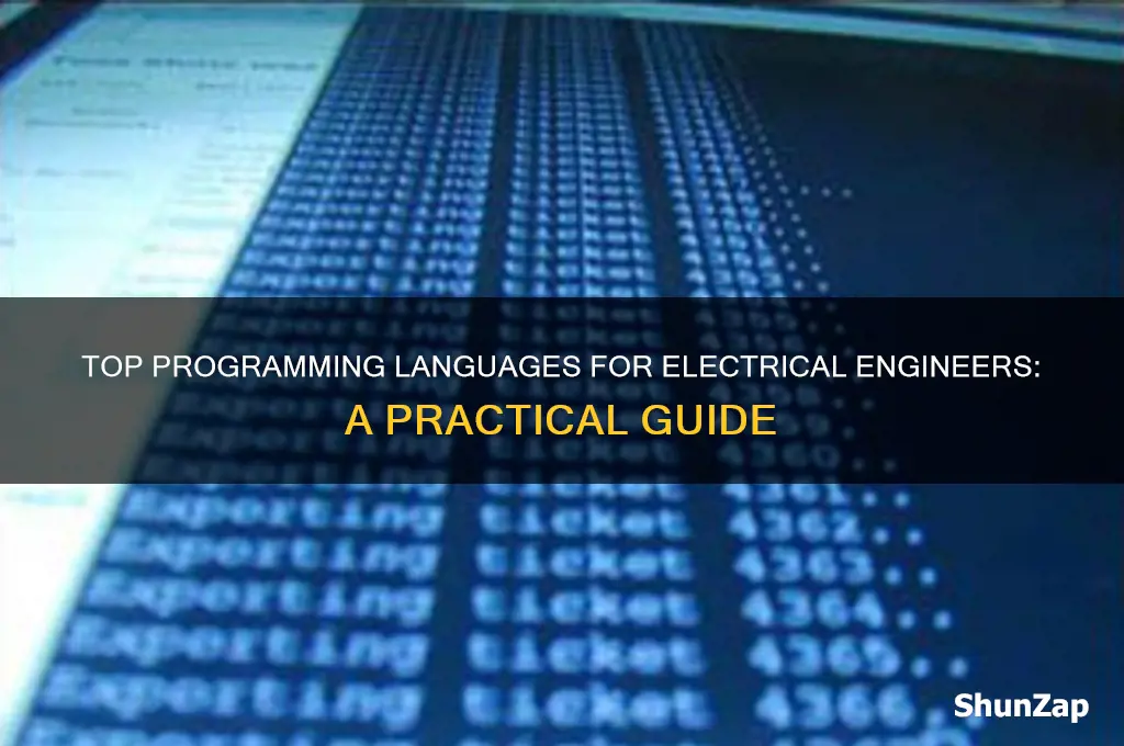 which programming language is most useful for electrical engineers