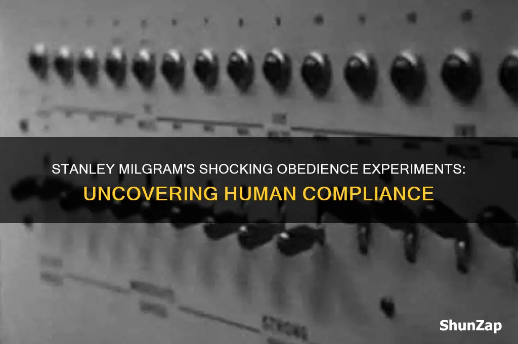 which psychologist investigated obedience using electric shocks