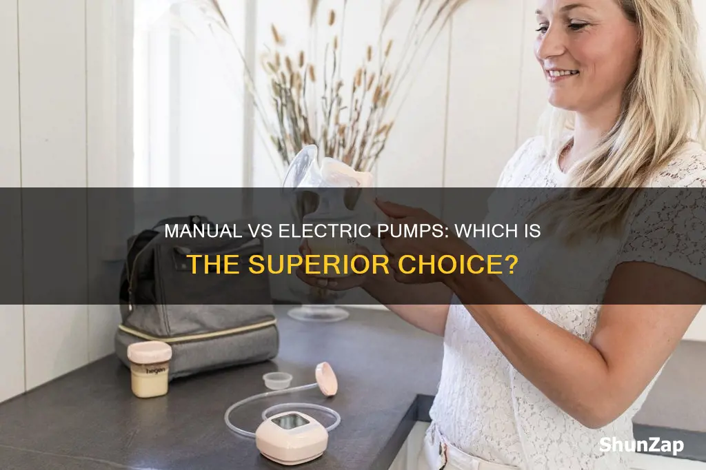 which pump is better manual or electric