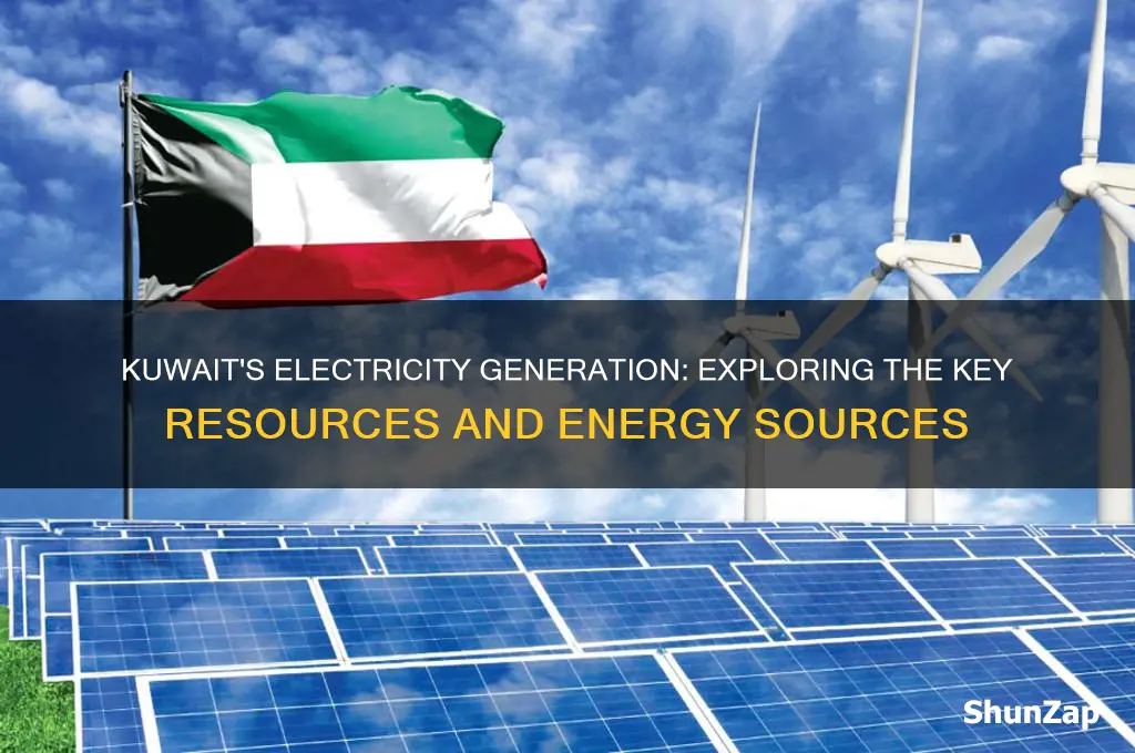 which resources are used to provide electricity in kuwait