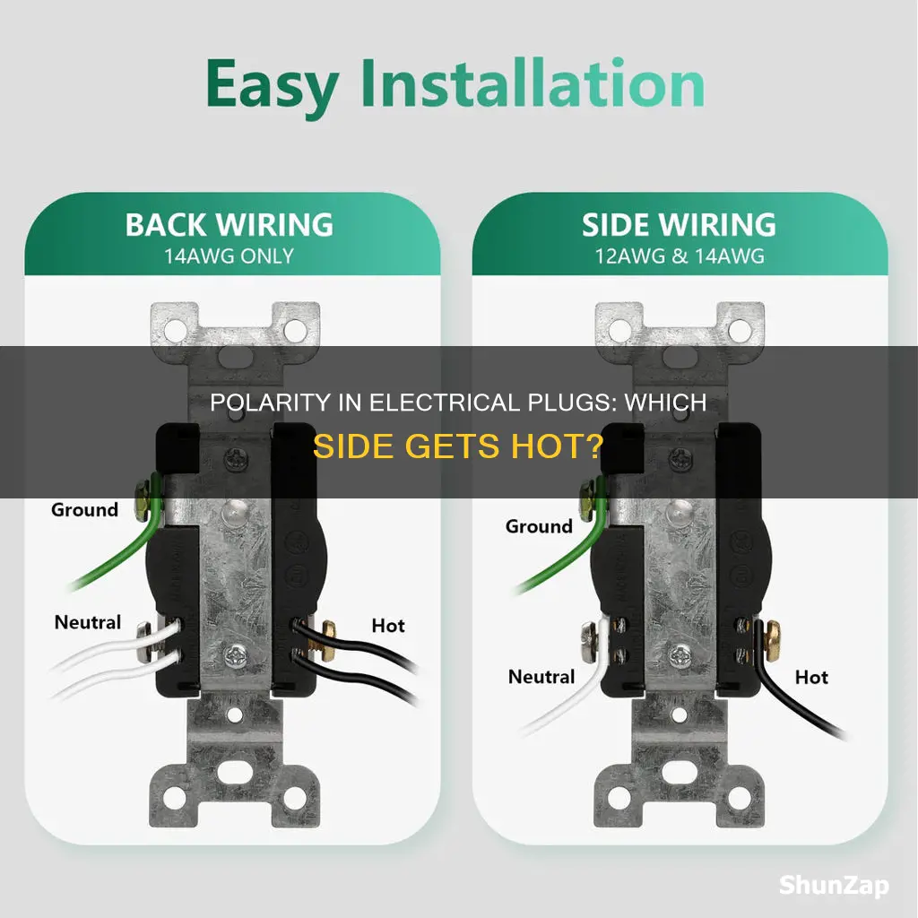 which side is hot on electrical plug