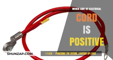 Polarity in Electrical Cords: Positive Side Identification