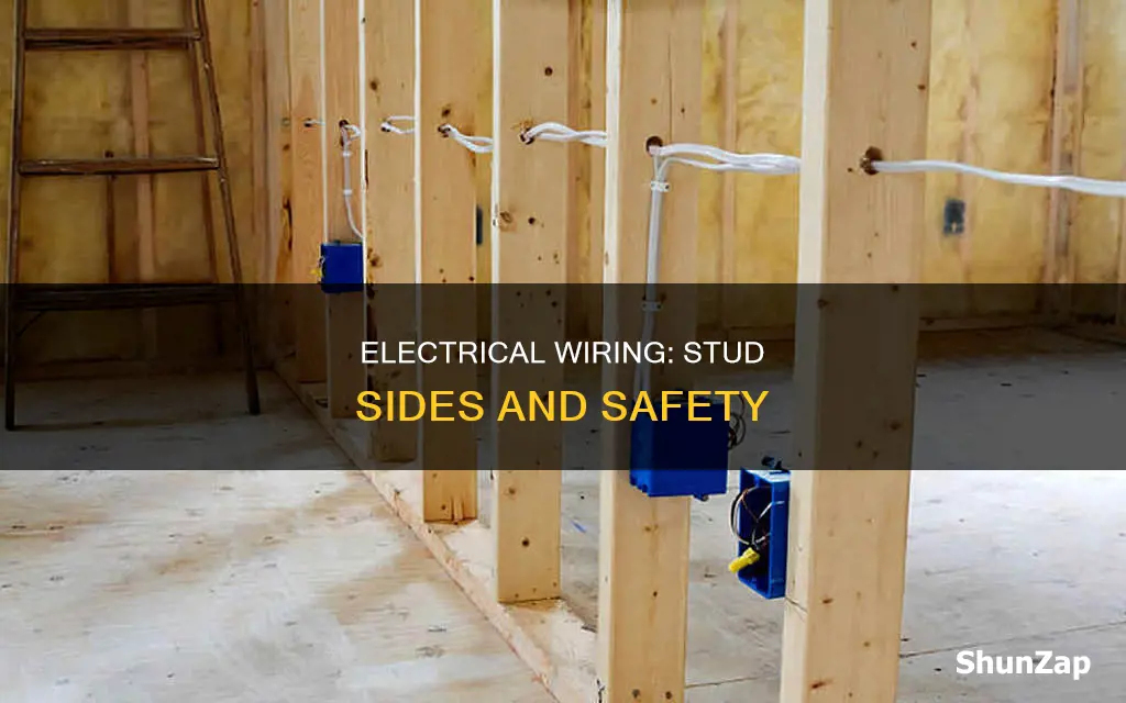 which side of stud is electrical wiring