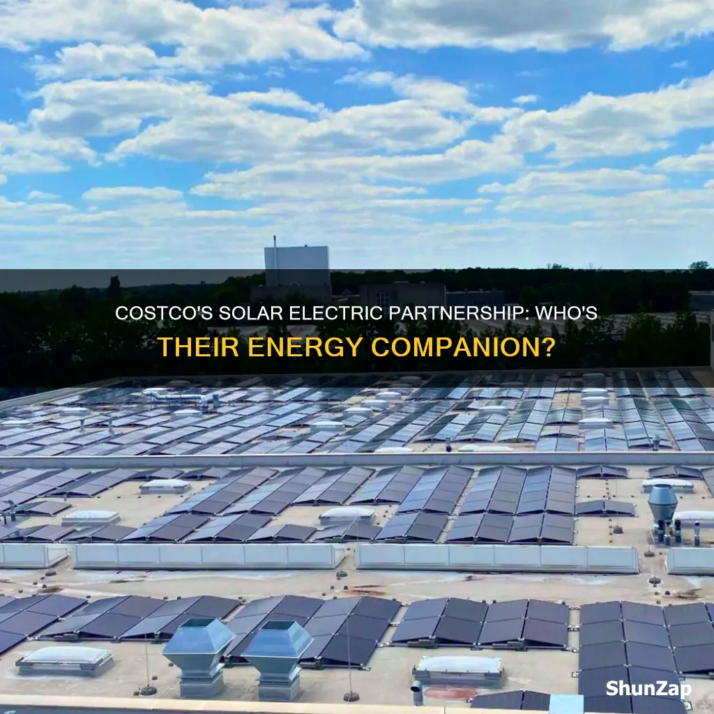 which solar electric company does costo partner with