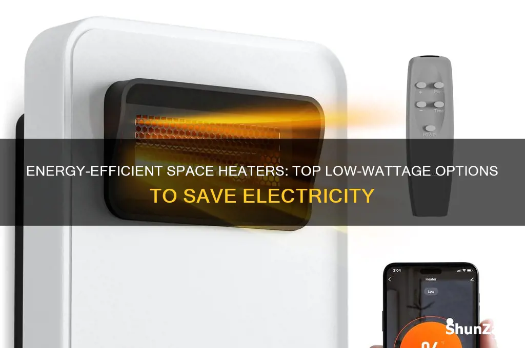 which space heaters use less electricity
