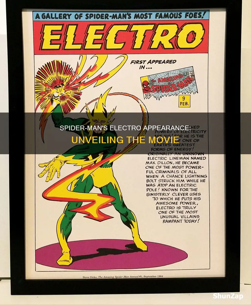 which spider man movie is electro in
