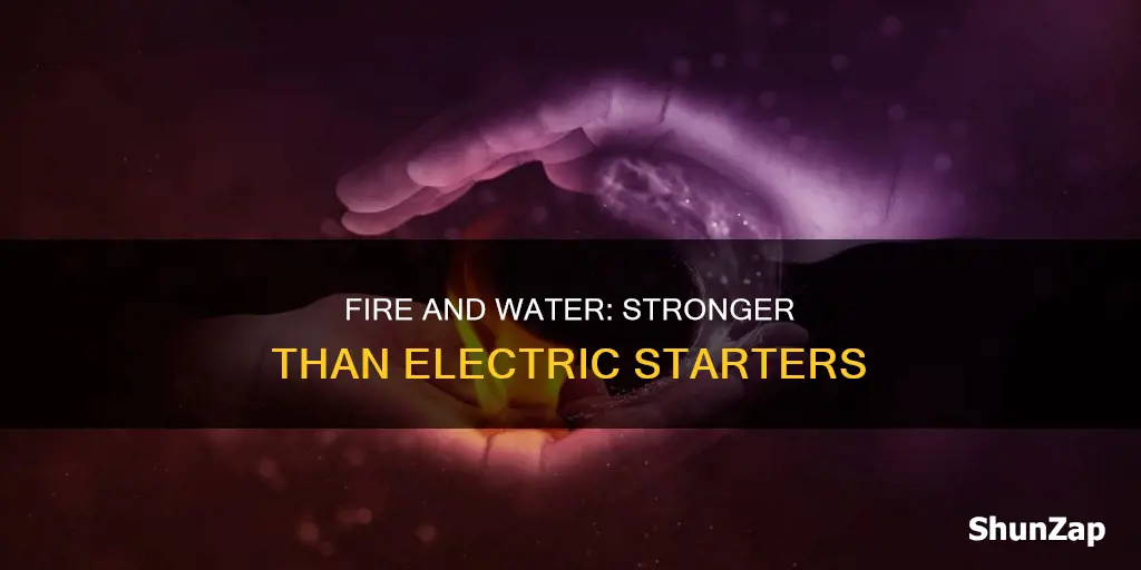 which starter type is stronger than electric