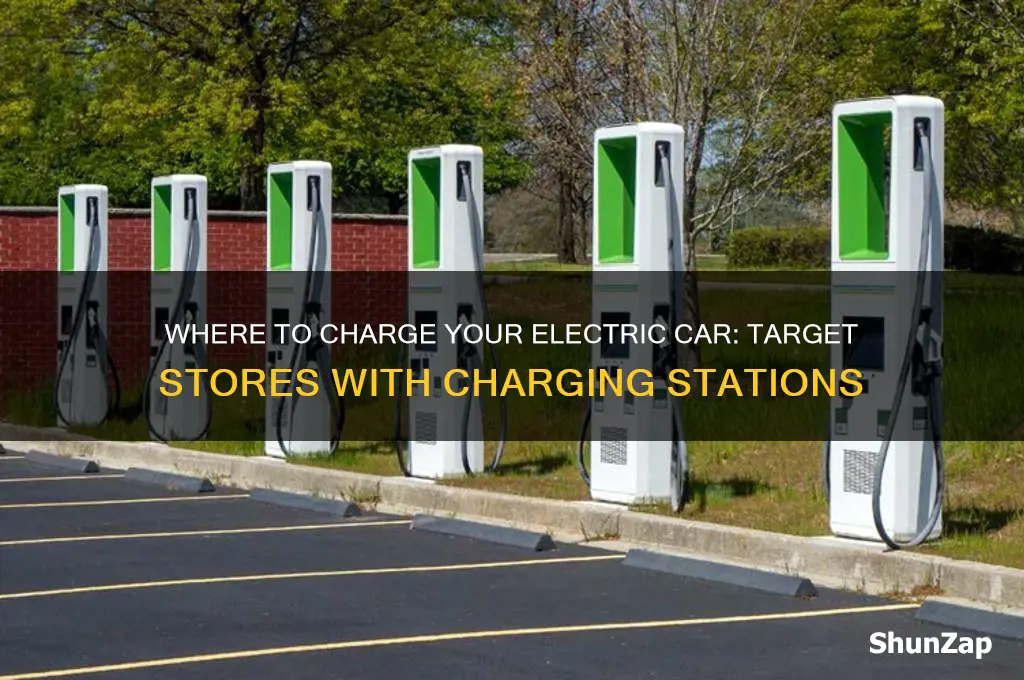 which target has electric car charging