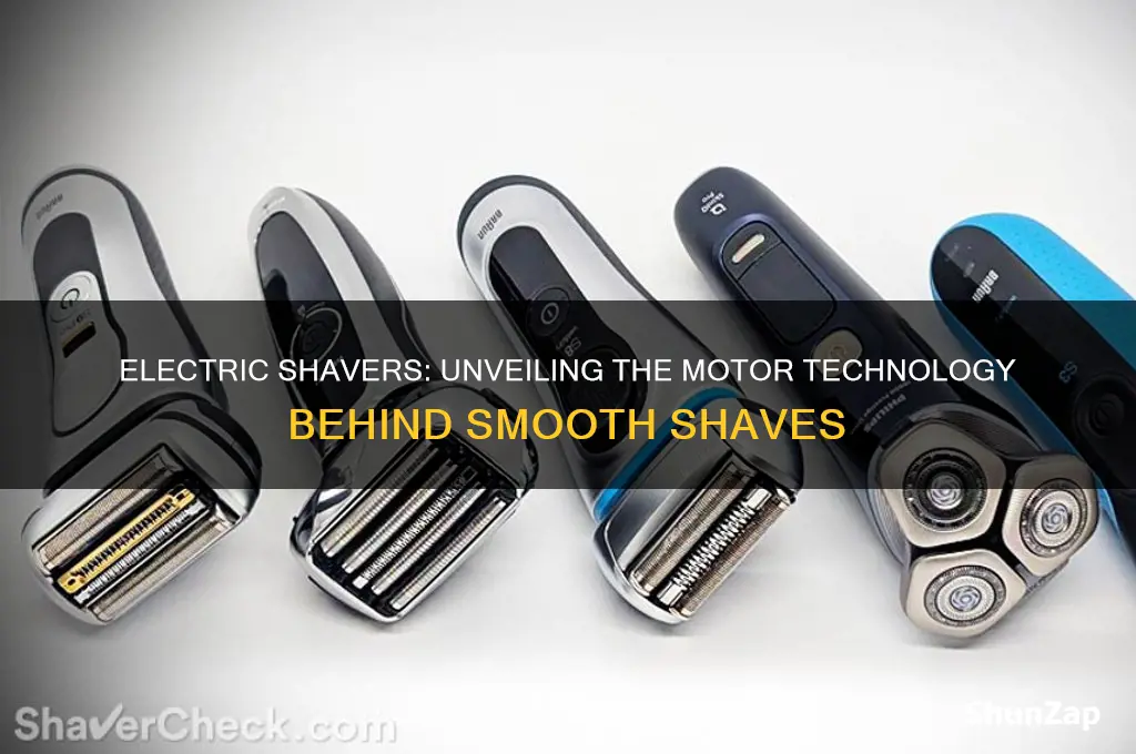 which type of motor used in electric shaving machine