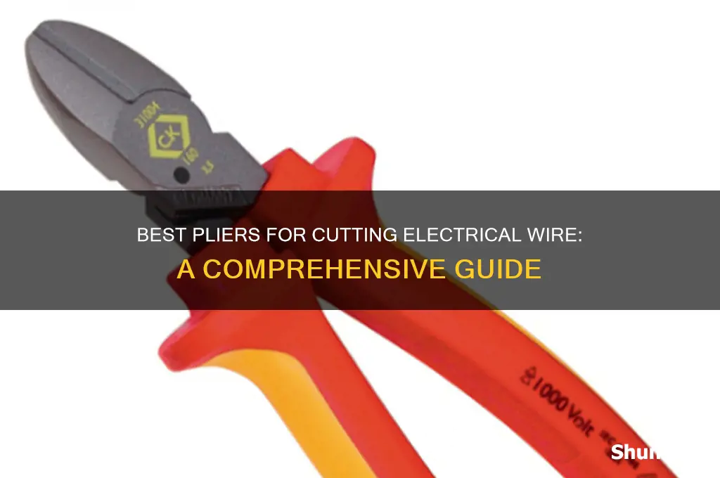 which type of pliers is used to cut electrical wire