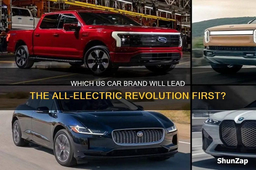 which us car brand will have all electric cars first