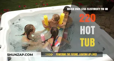 Hot Tub Energy Efficiency: 110V vs. 220V Power Consumption Comparison