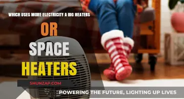 Big Heaters vs. Space Heaters: Which Consumes More Electricity?
