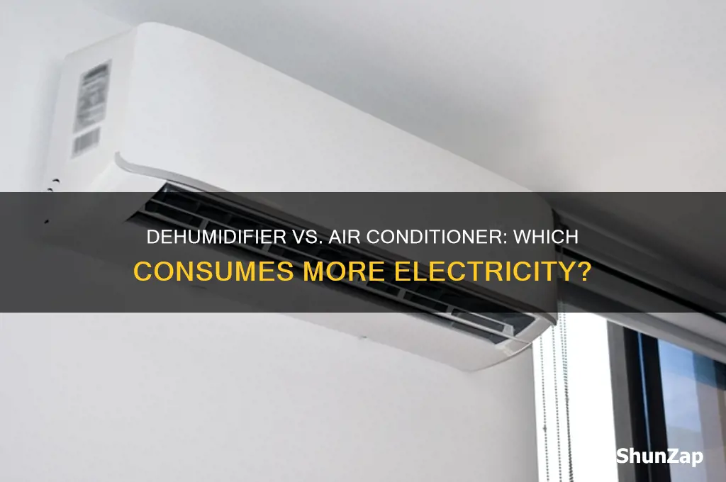 which uses more electricity a dehumidifier or an air conditioner