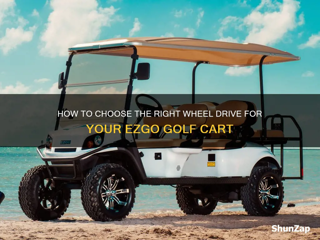 which weel drives ezgo electric golf cart