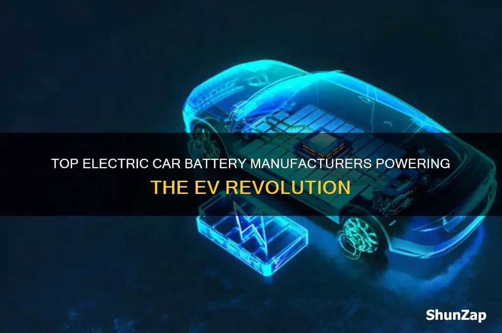 who are major battery manufacturers for electric cars