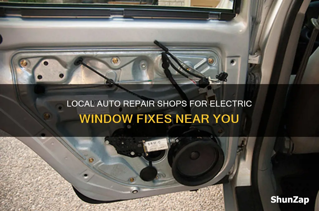 who around here fixes electric windows in car