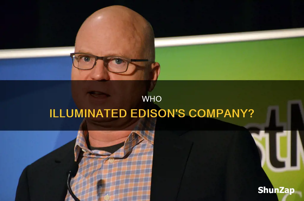 who backed edison electric illuminating company