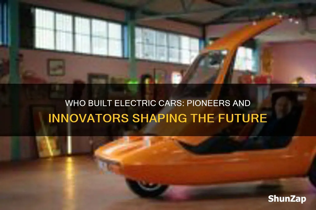 who bult electric cars