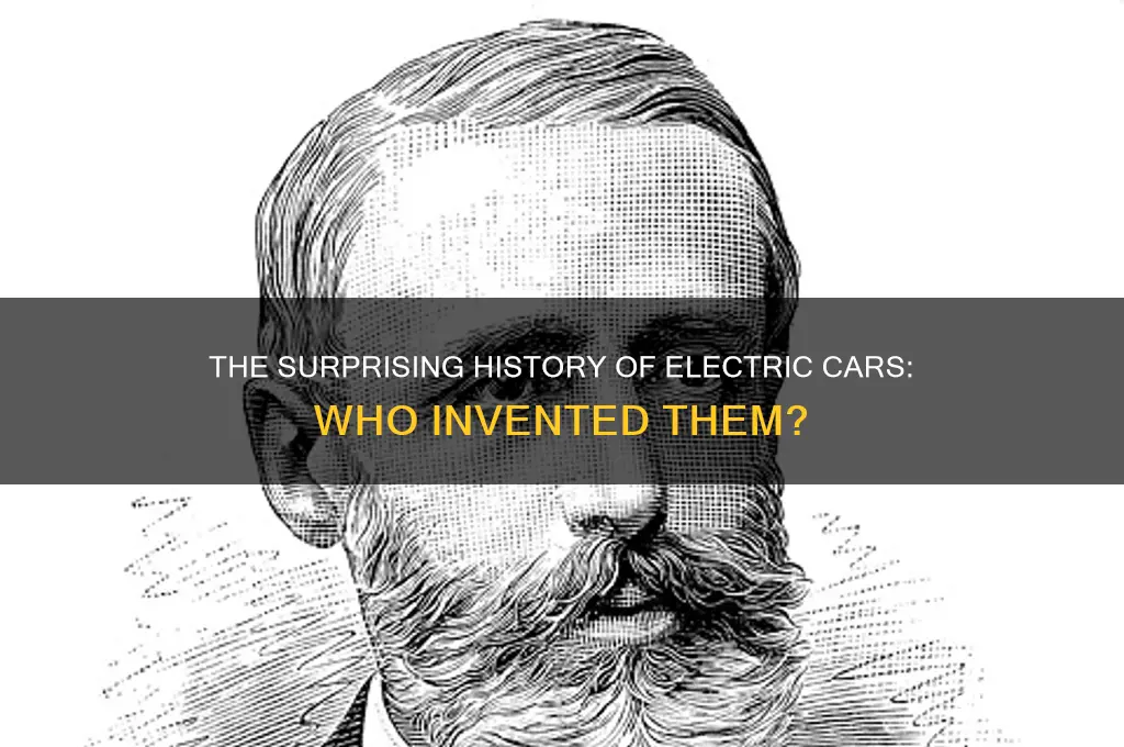who came up with electric cars