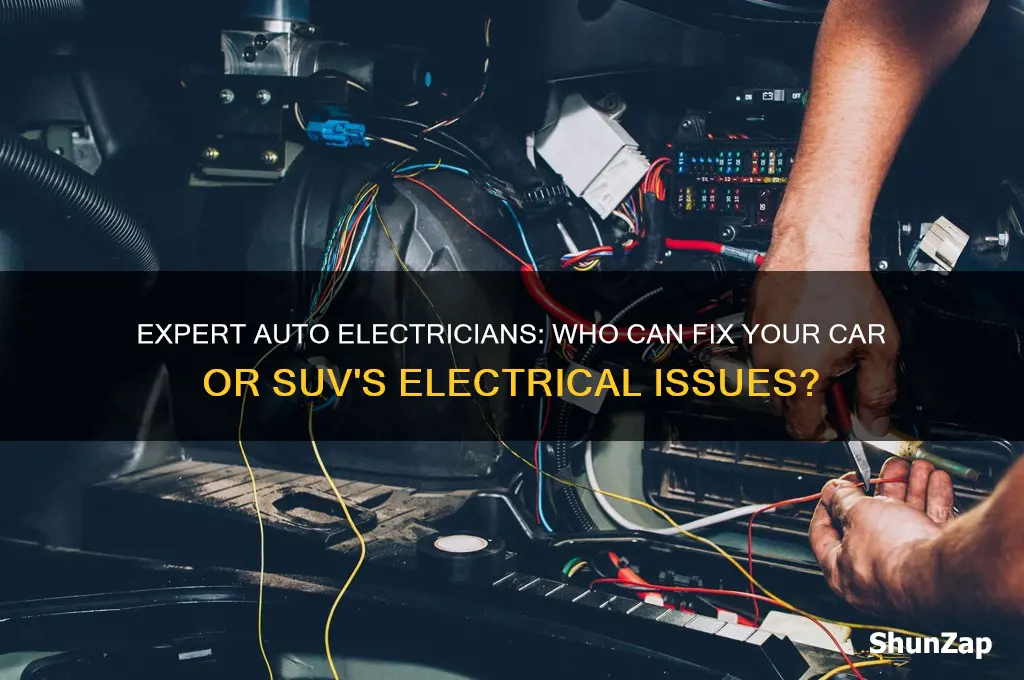 who can fix electrical issues with a car or suv