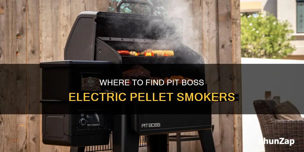 who carries pit boss electric pellet smokers