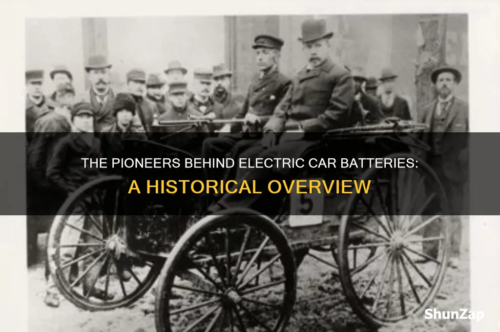 who created electric car batteries