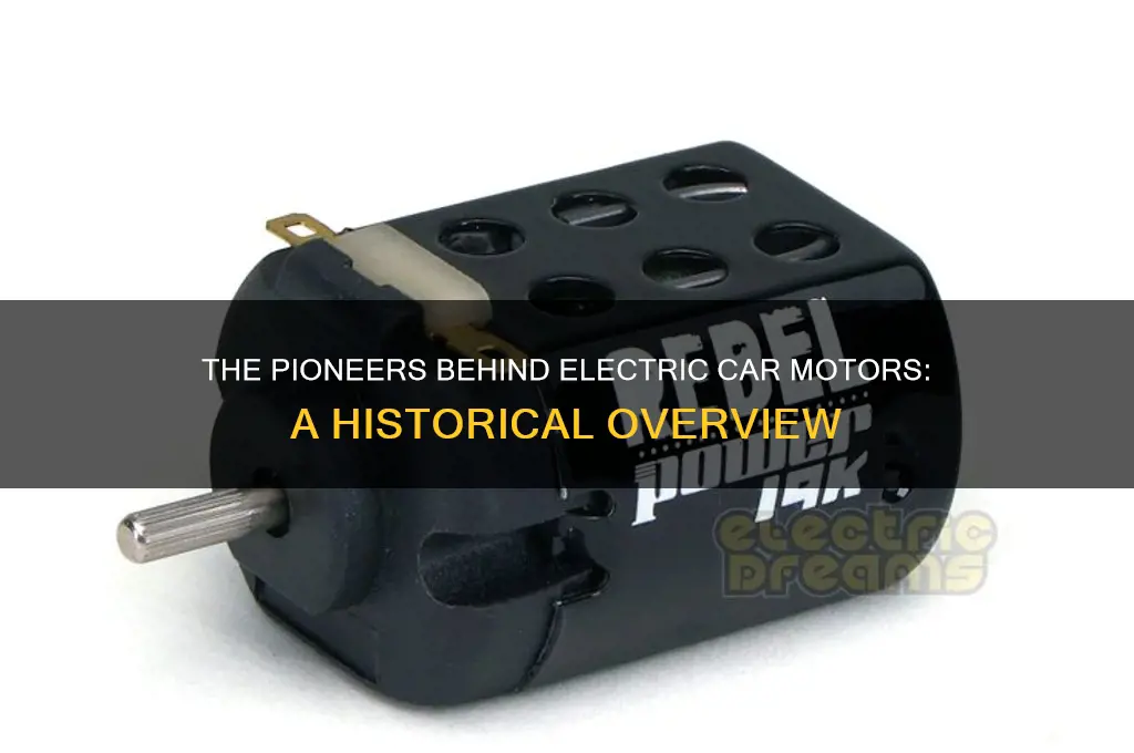 who created electric car motors