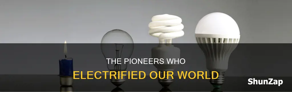 who created inventions that led to electricity