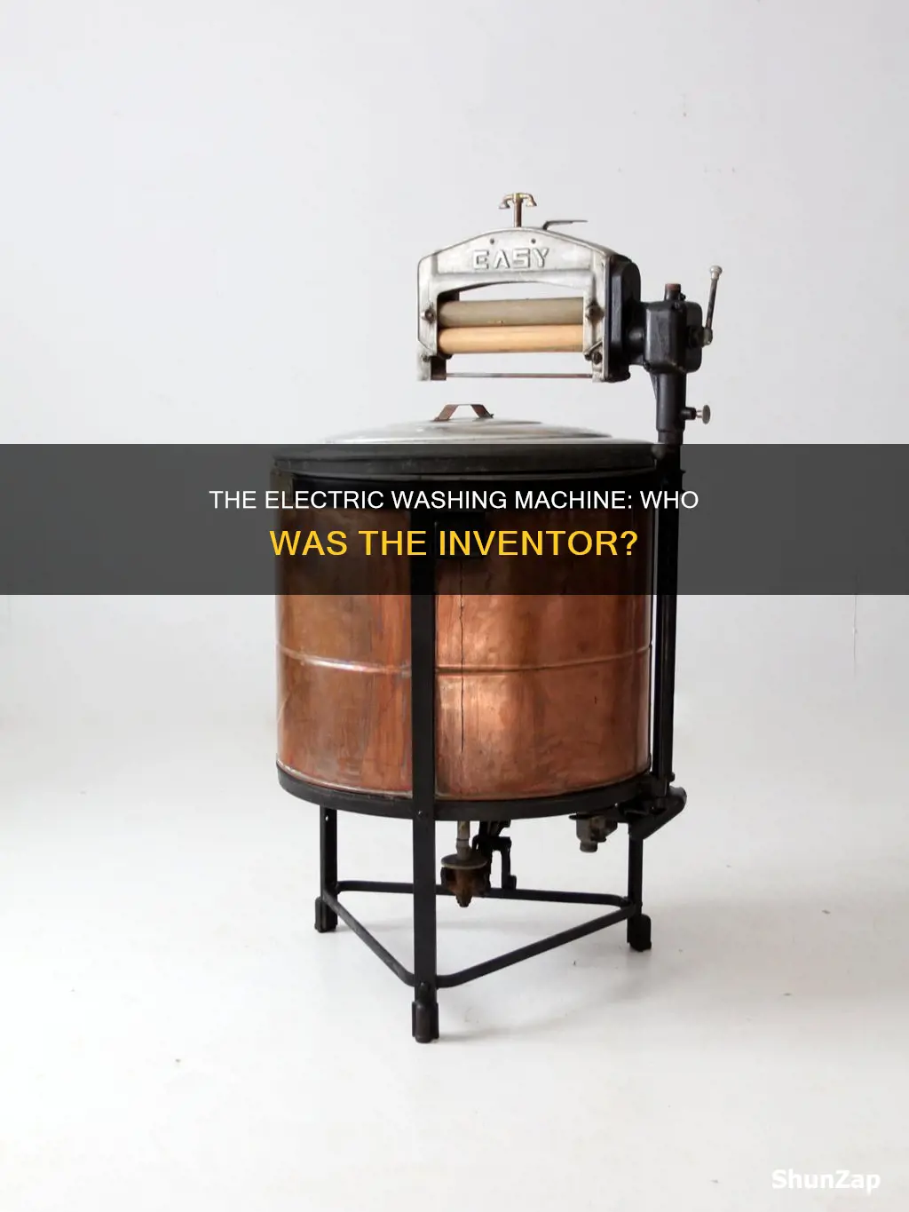 who created the first electric washing machine