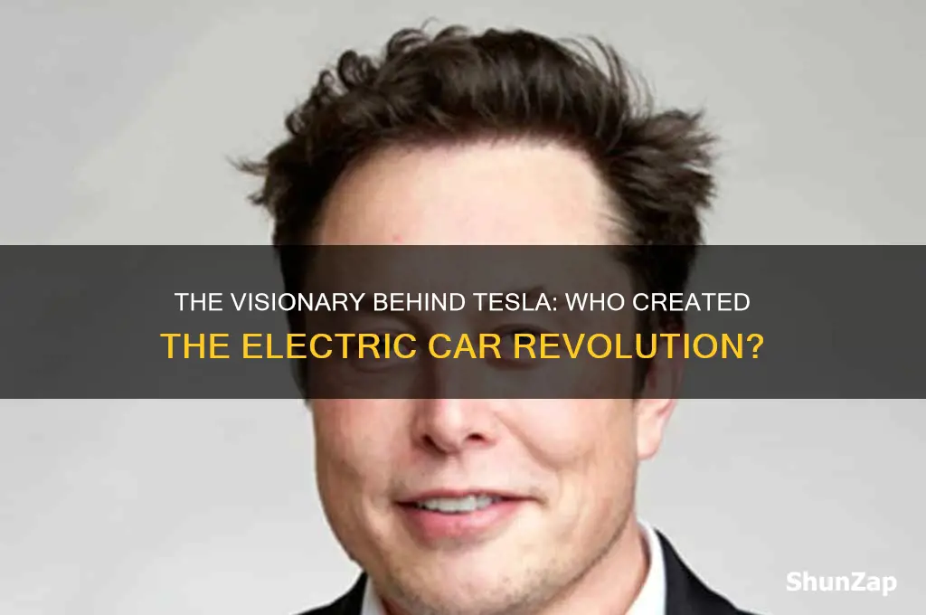 who created the tesla electric car