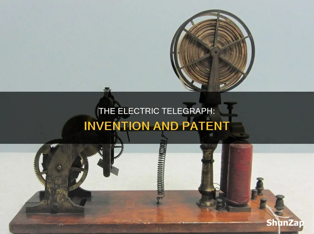 who developed and patented the electric telegraph