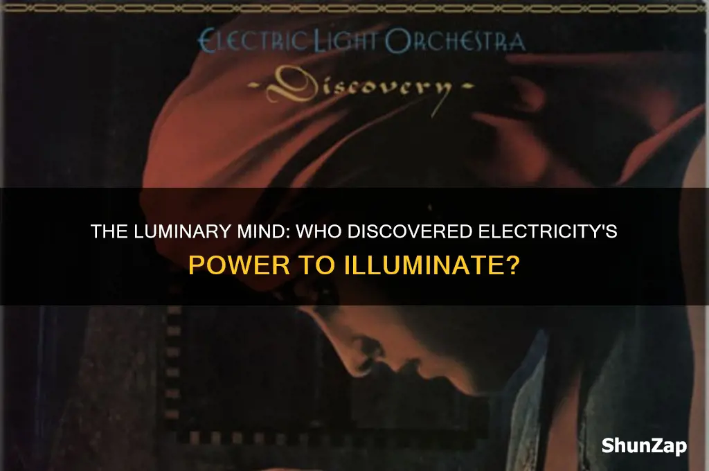 who discoered that electricity can be used as ligh