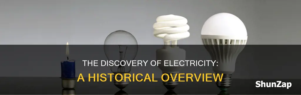 who discovered electricity and in what year