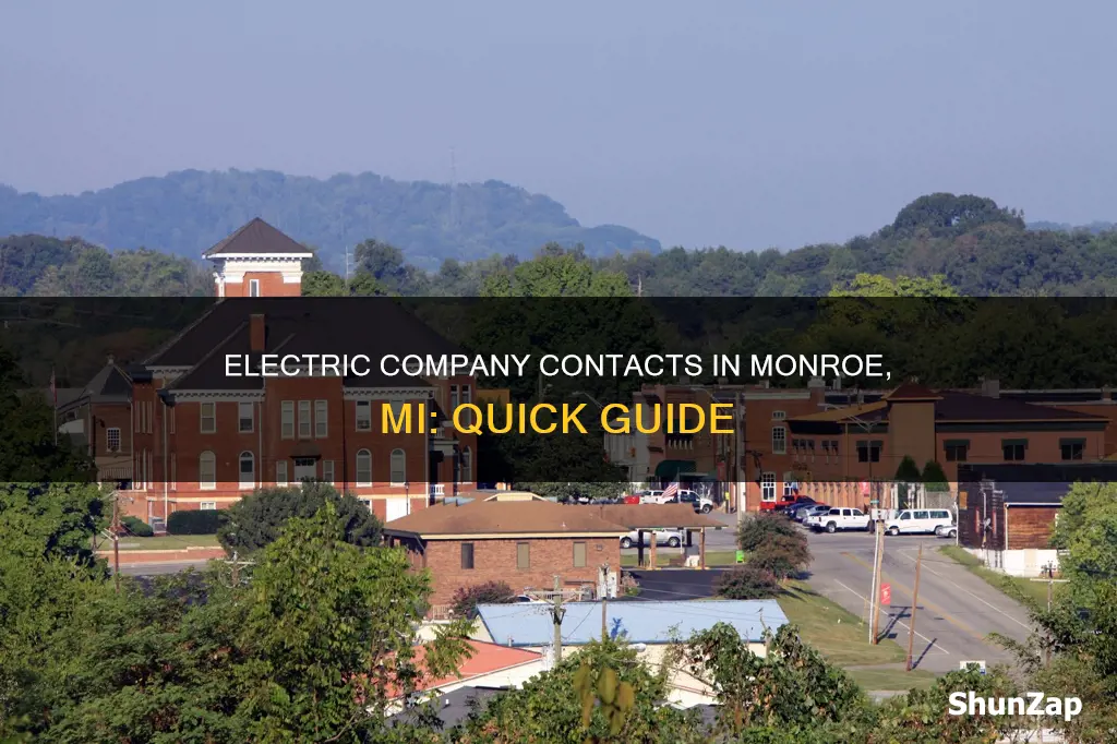 who do i call for electric company in monroe mi