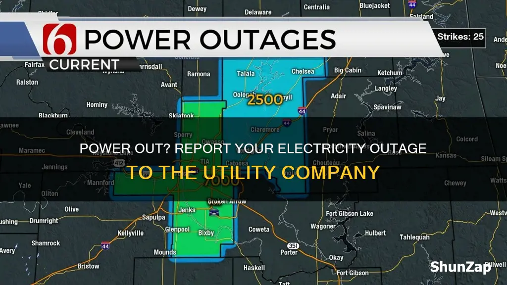 who do i report no electricity to