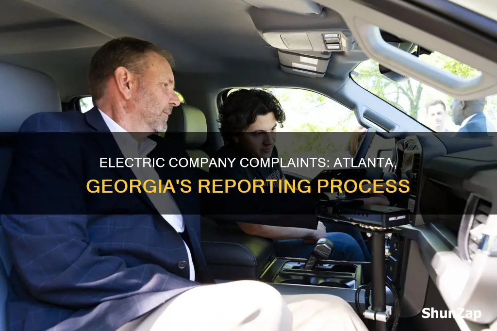 who do you report electric companies in atlanta georgia
