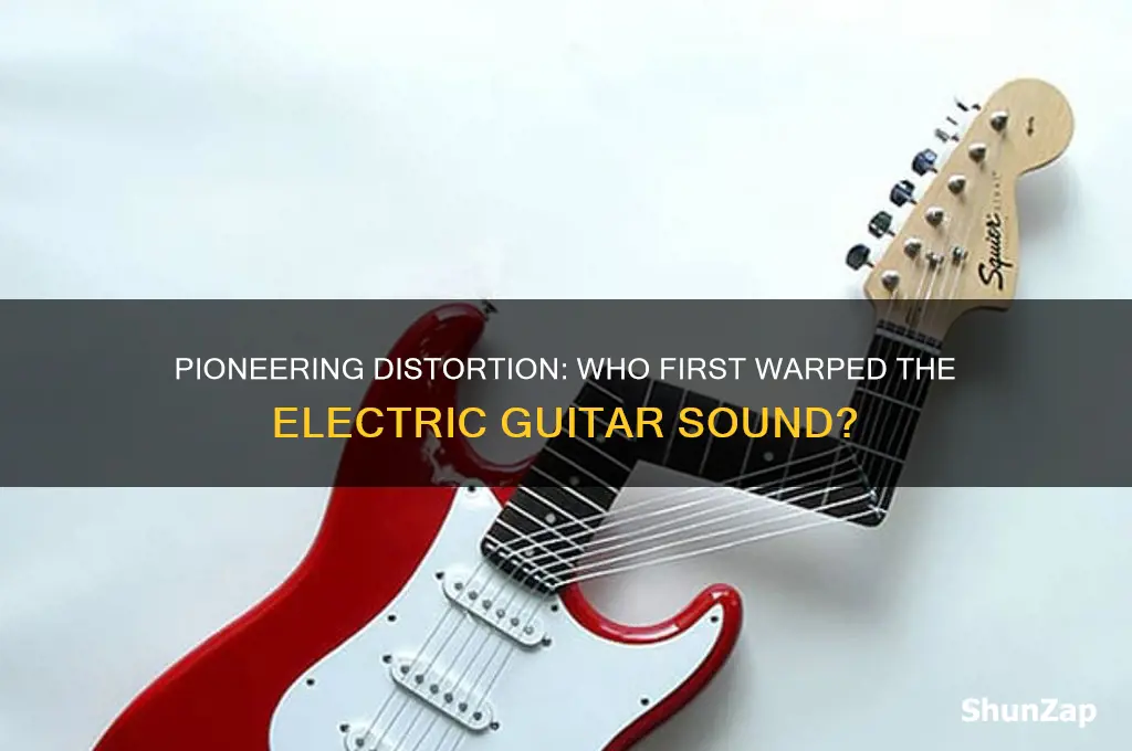 who first used distortion with electric guitar