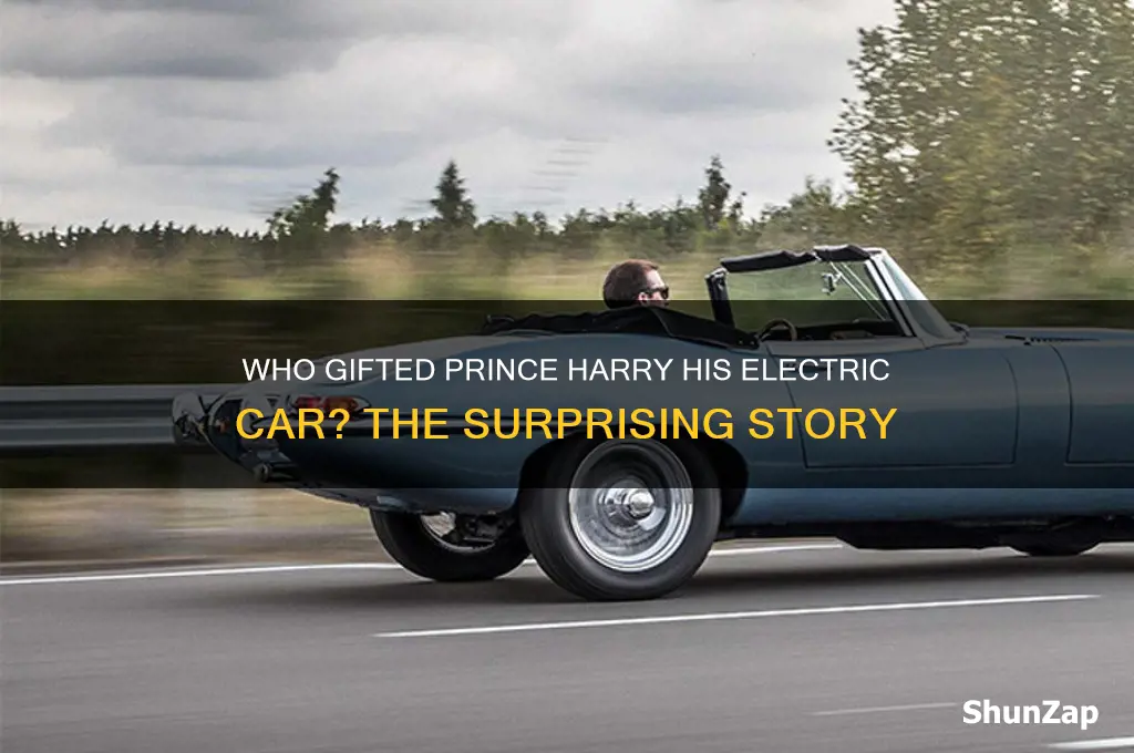who gave prince harry the electric car