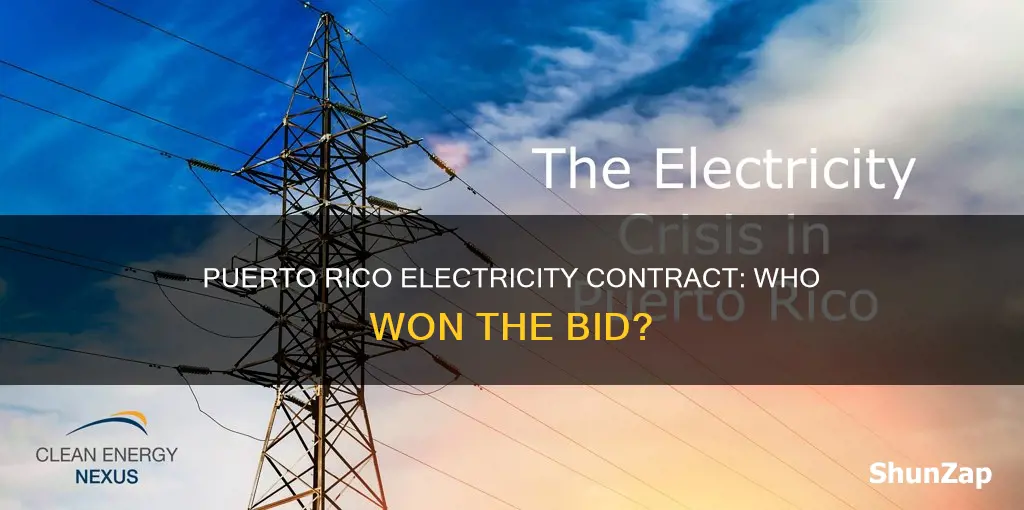 who got the puerto rico electricity contract