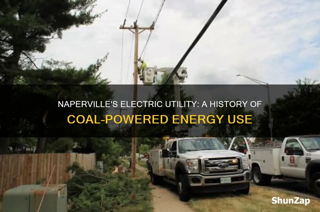 who had naperville electric utility use coal