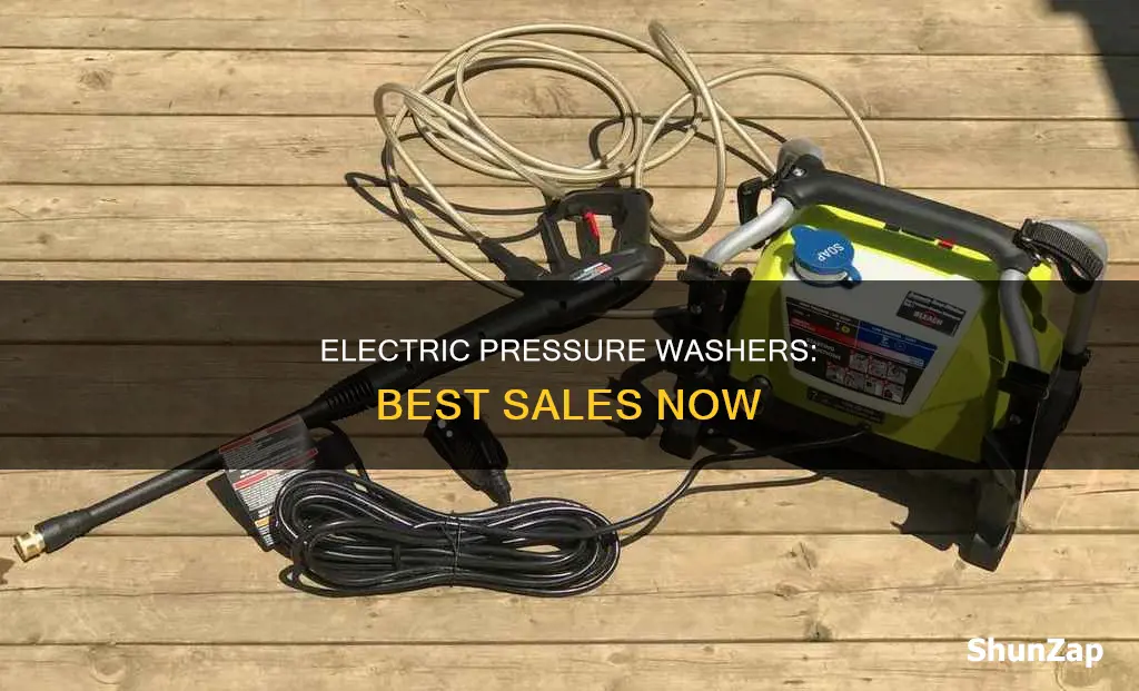 who has electric pressure washers on sale