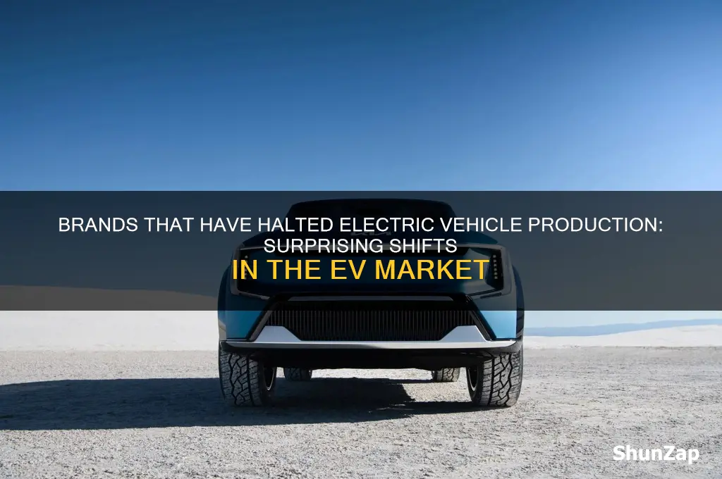 who has stopped making electric cars
