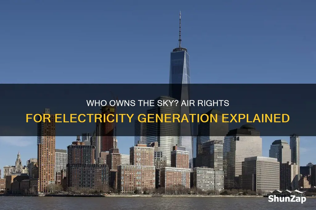 who has the right to use air to generate electricity
