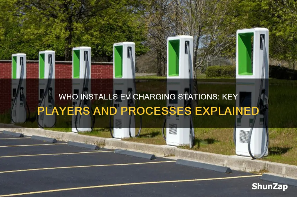 who installs charging stations for electric cars