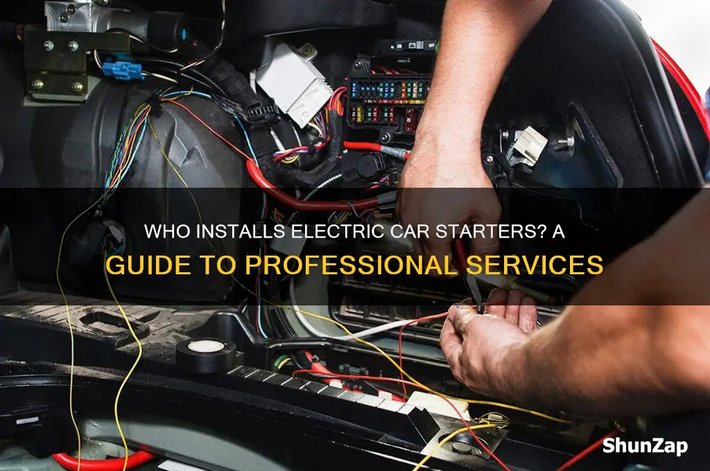 who installs electric car starters