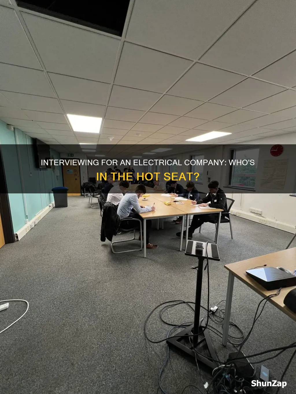 who interviews for an electrical company